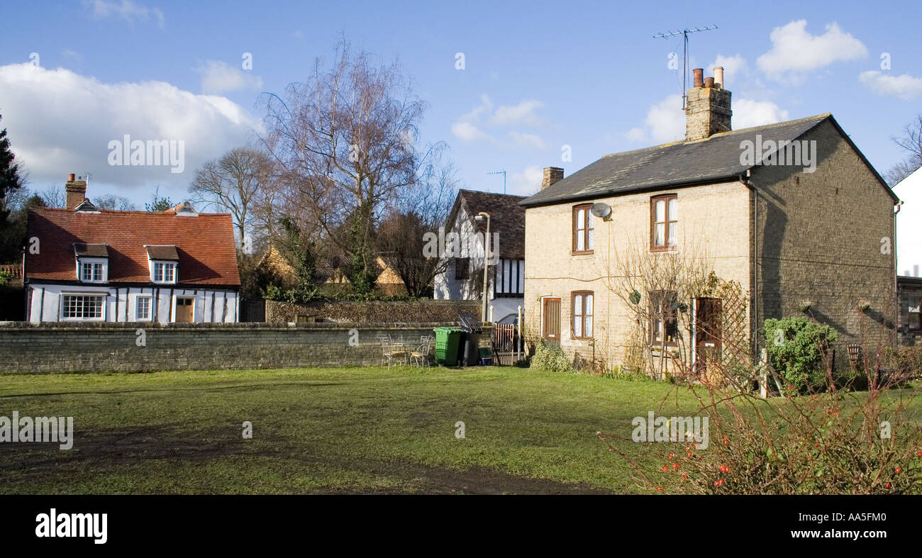 Great Shelford House landscape Stock Photo