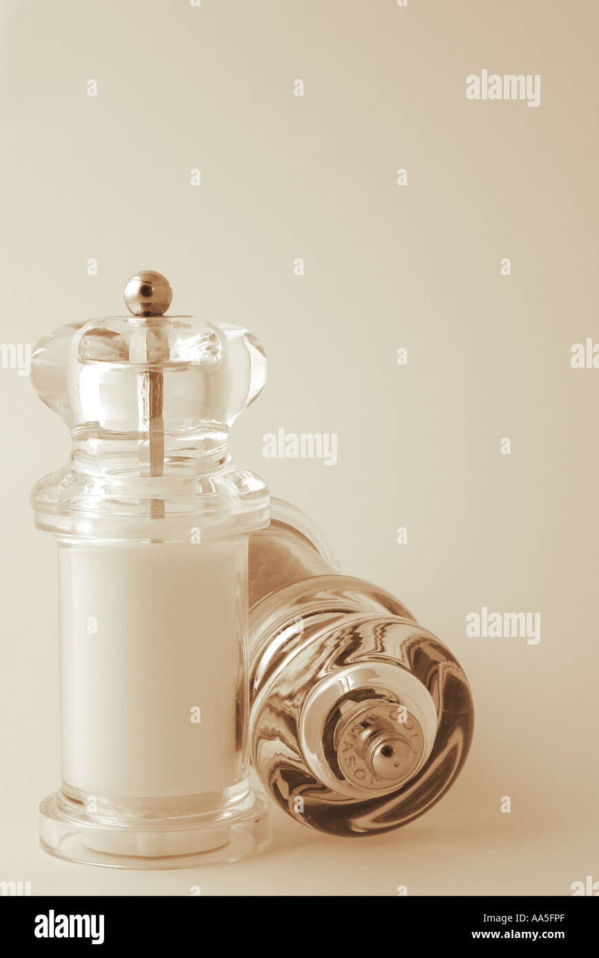 Salt And Pepper Cruet Set Stock Photo Alamy