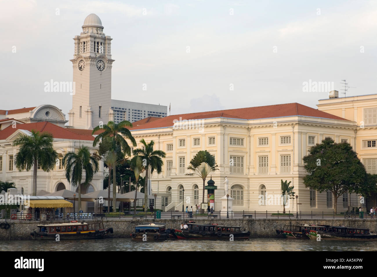 Singapore, Empress Place housing the  Asian Civilisations Museum Stock Photo