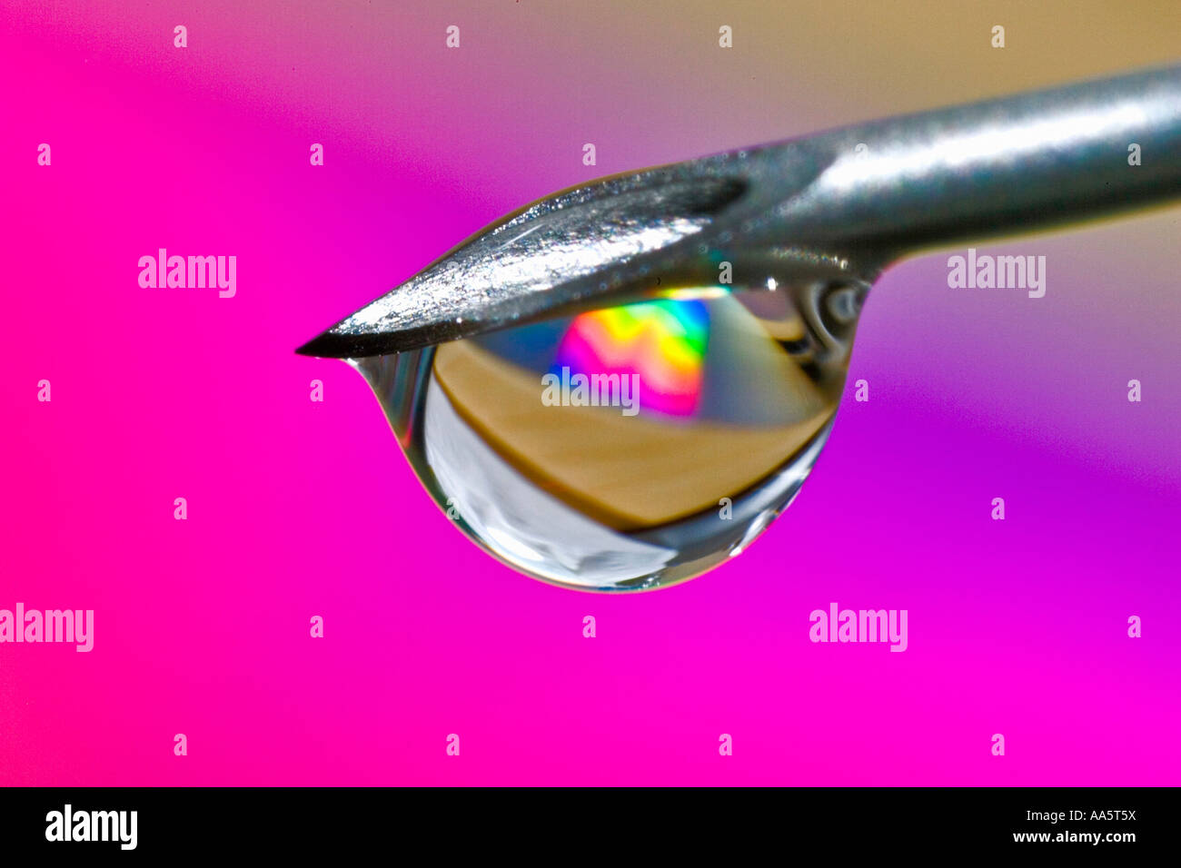 Hypodermic needle macro Stock Photo Alamy