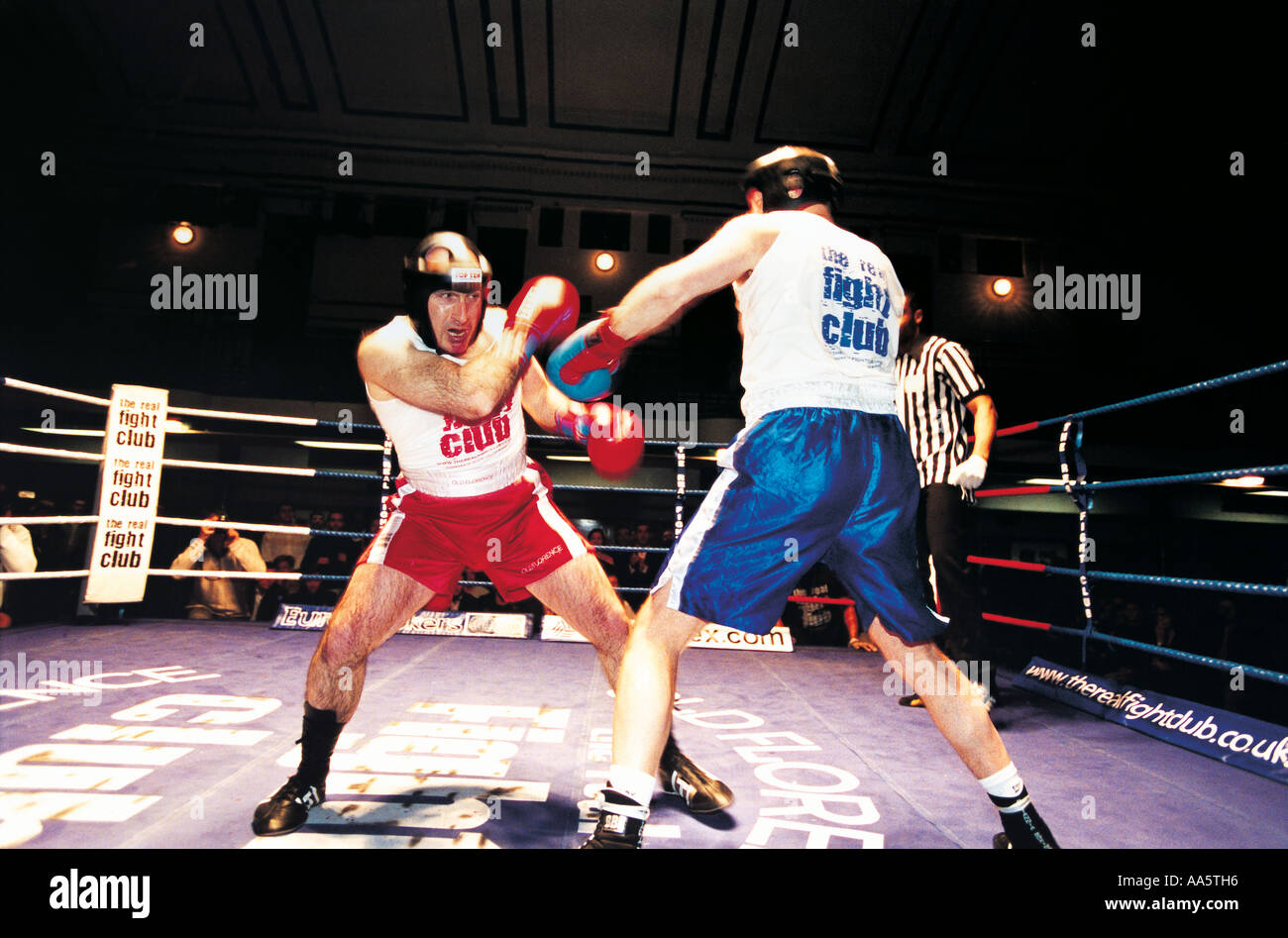 Boxing Fight club in London Stock Photo