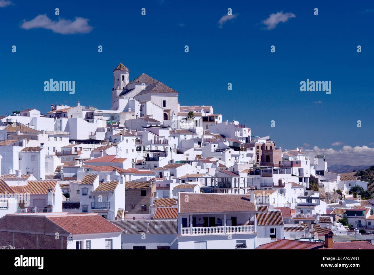 Alozaina village, Malaga Province Spain Stock Photo