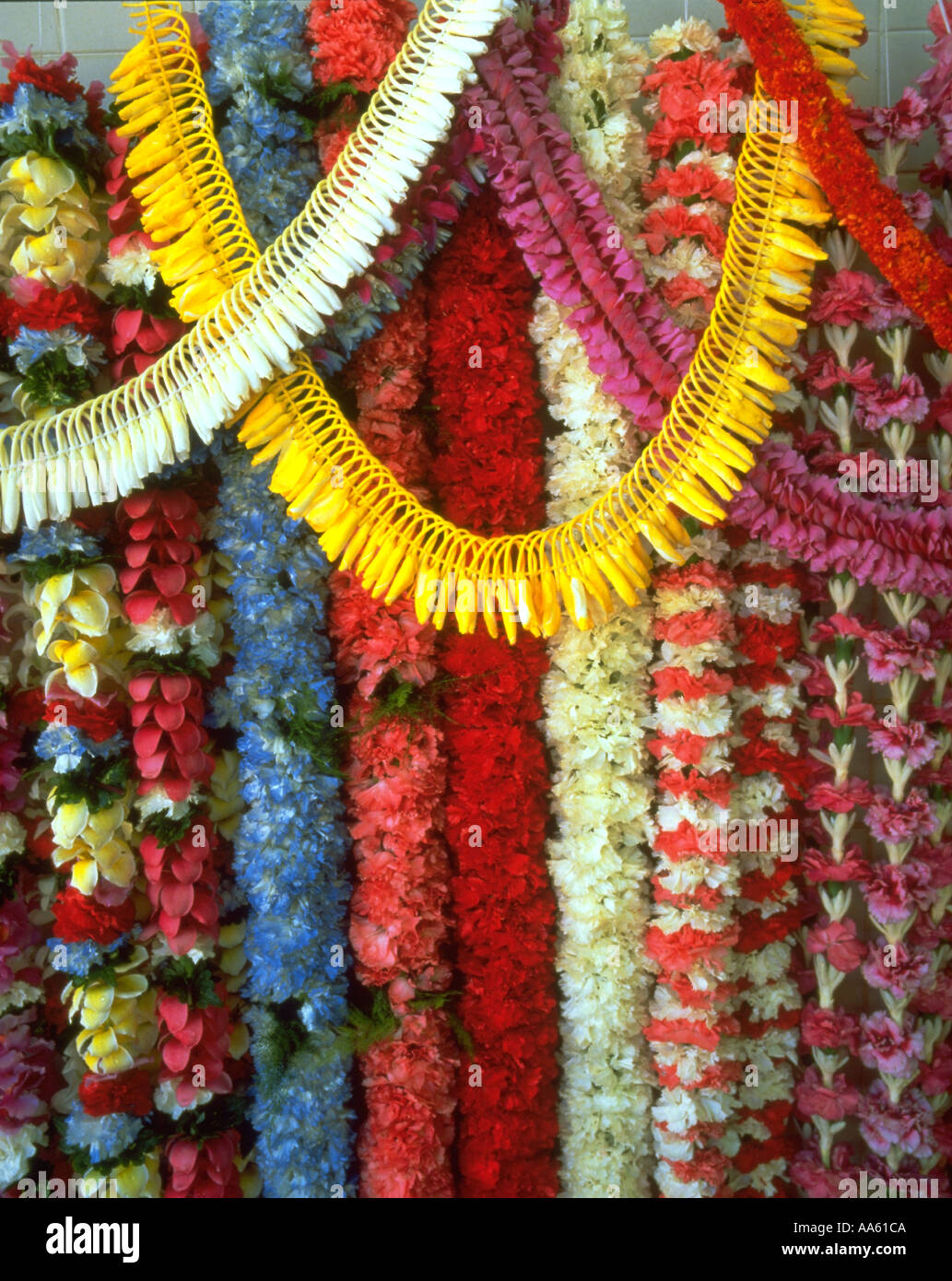 Leis Hawaii USA Stock Photo