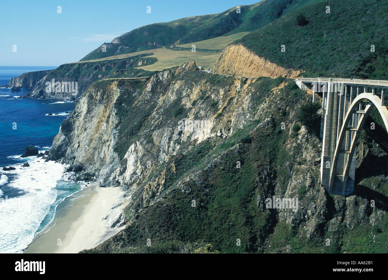 Highway 1 Big Sur California USA Stock Photo - Alamy