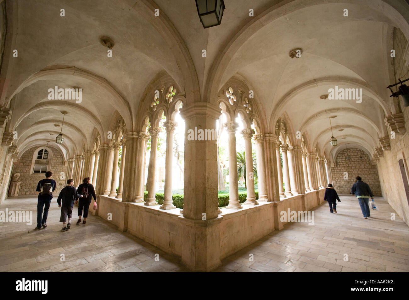 Dominican Monastery in Dubrovnik Croatia Stock Photo