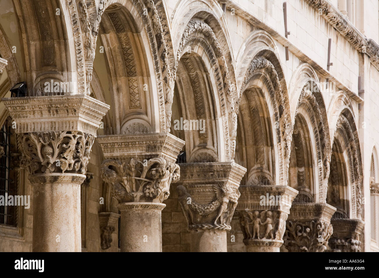 The Rector At Rector Palace The Rector s Palace from the 15th Century Dubrovnik Croatia Stock Photo ...