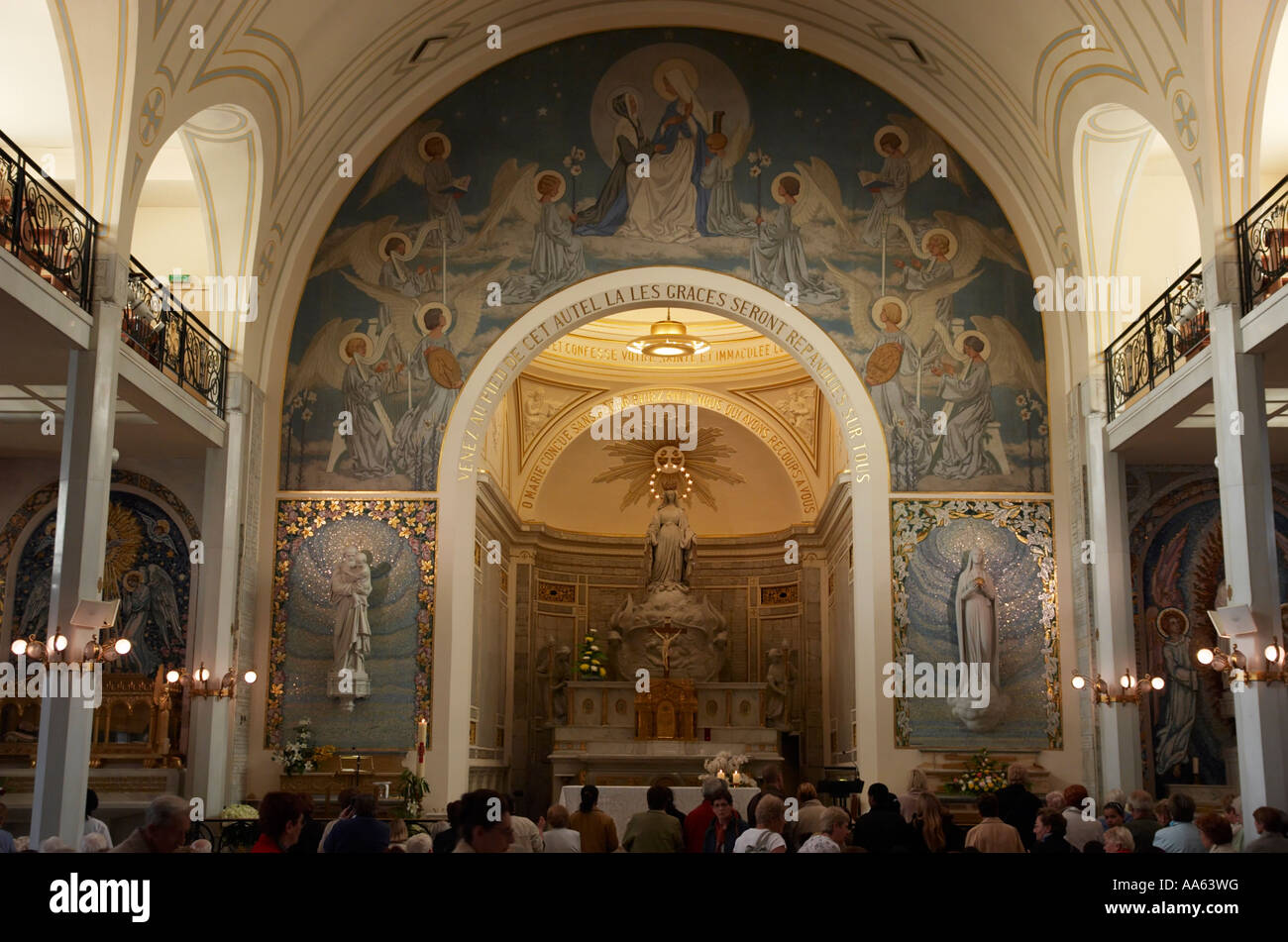 Chapelle Notre Dame de la Medaille Miraculeuse Paris France Stock Photo