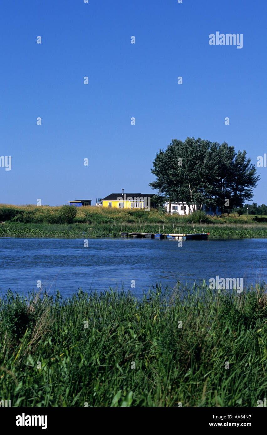 Archipelago of The islands of Sorel, St Pierre lake , Montergie Quebec
