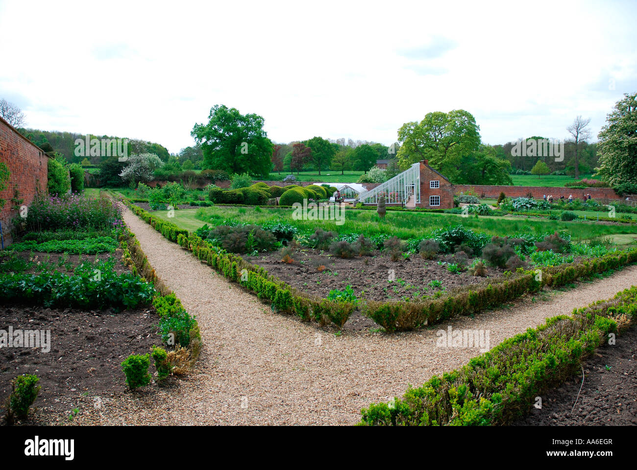 Kelmarsh hall walled garden hi-res stock photography and images - Alamy