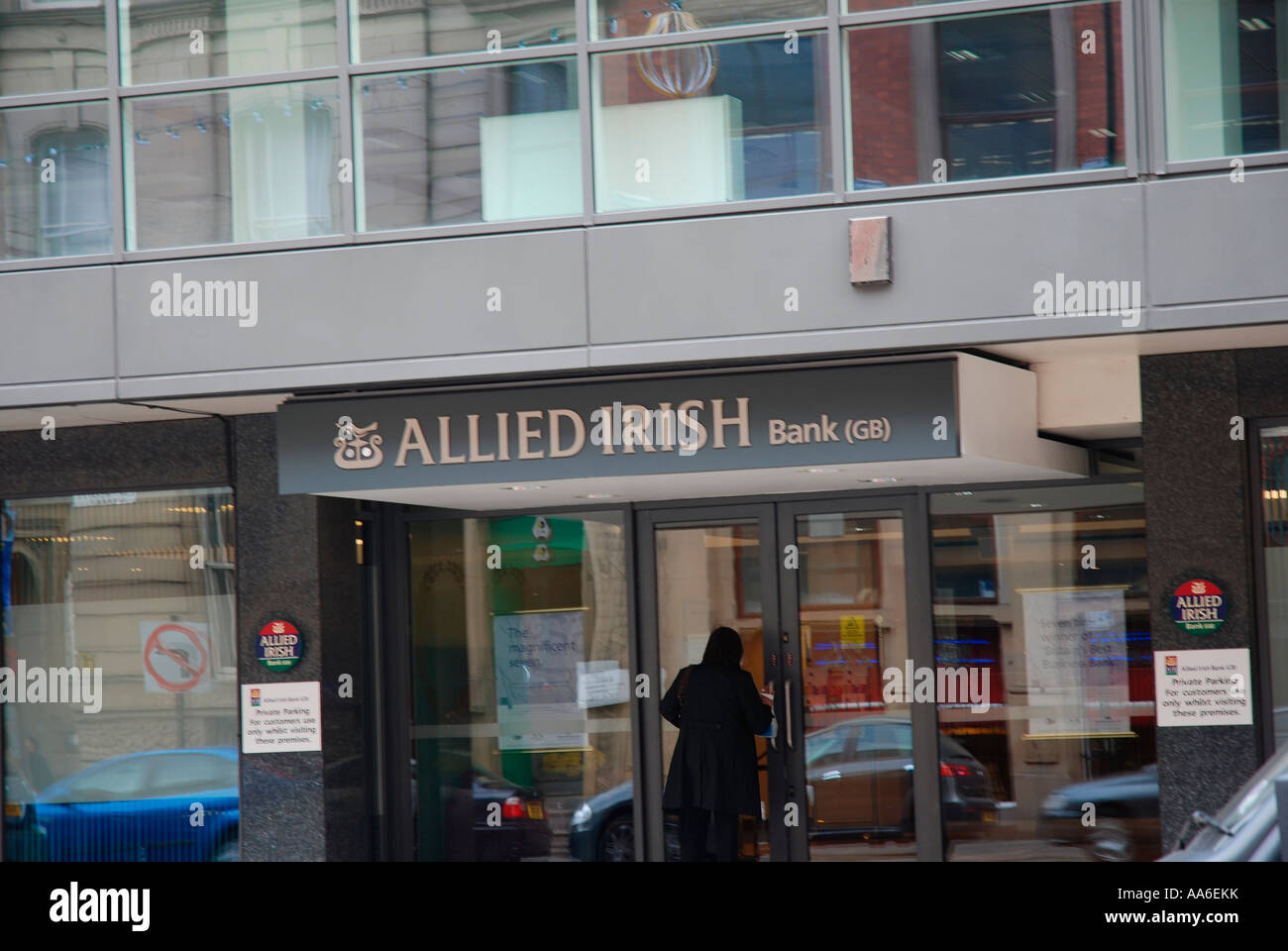 Allied Irish Bank Manchester Stock Photo 12530118 Alamy