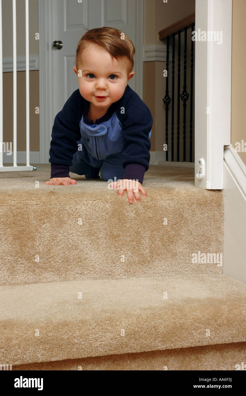 Safety Gate Baby Stock Photo