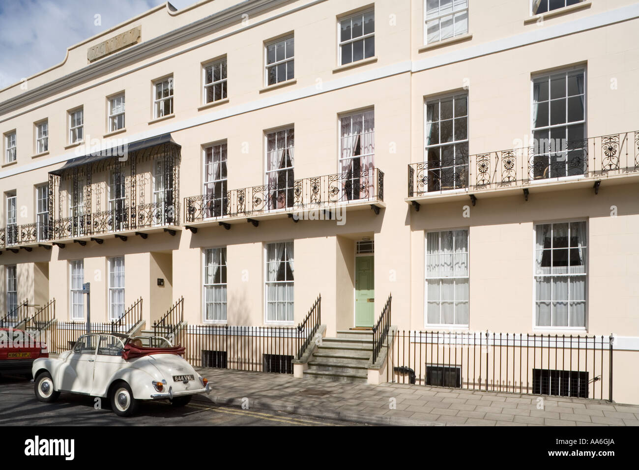 Regency style architecture in Montpellier Spa Road, Cheltenham