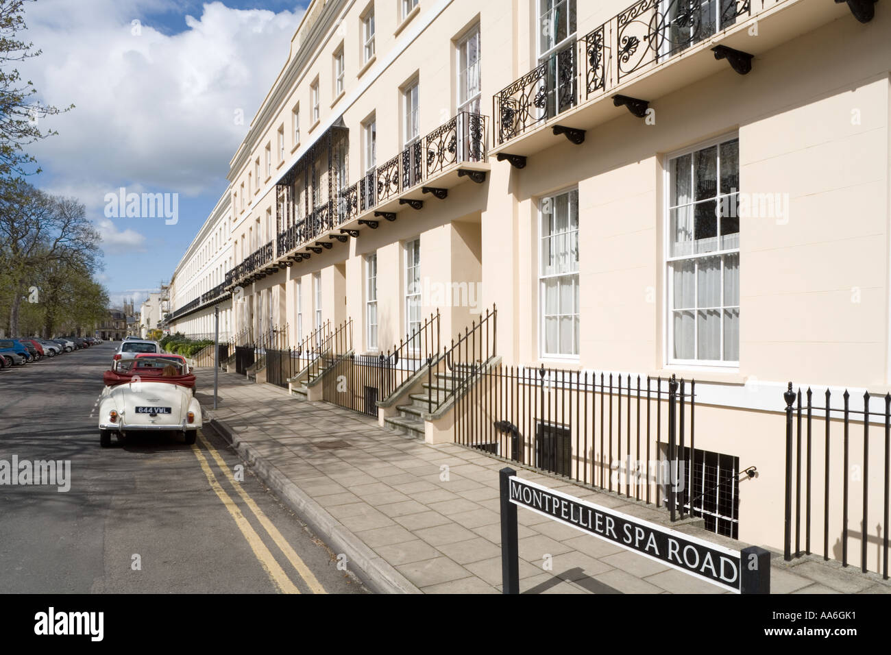 Regency style architecture in Montpellier Spa Road, Cheltenham ...