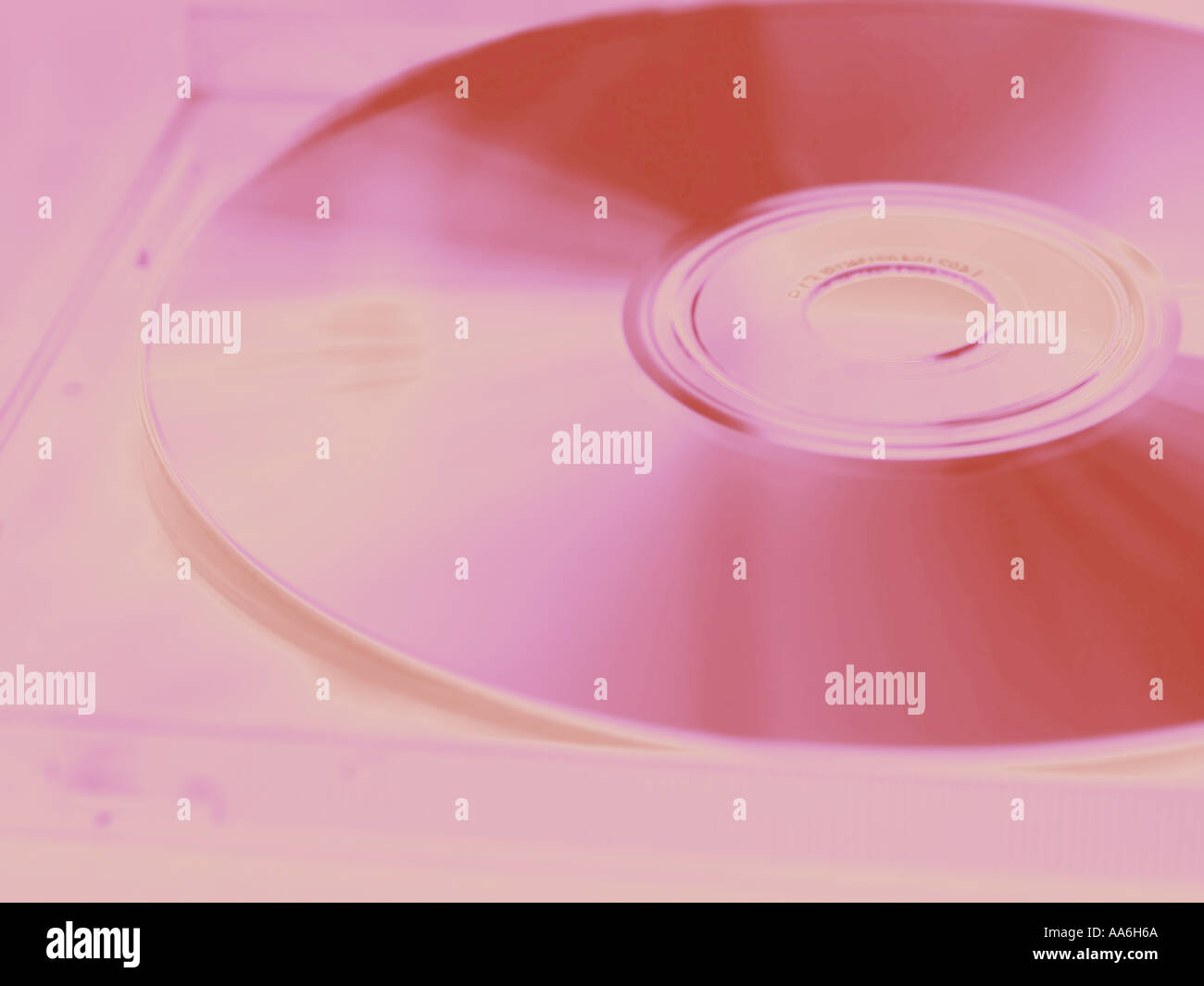 CD, Cd-jewel case, rot Stock Photo