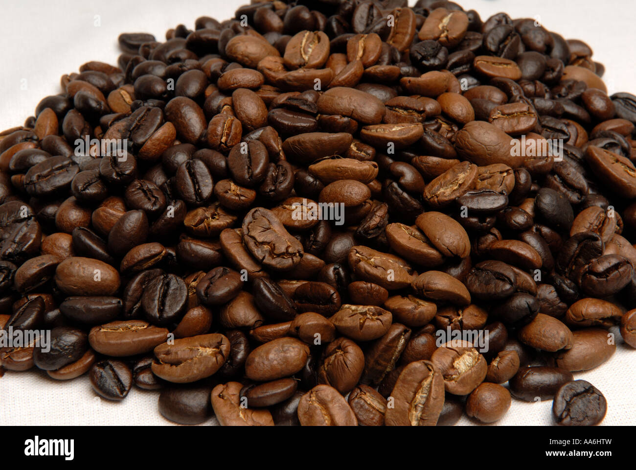 Mixed Coffee Beans Stock Photo Alamy