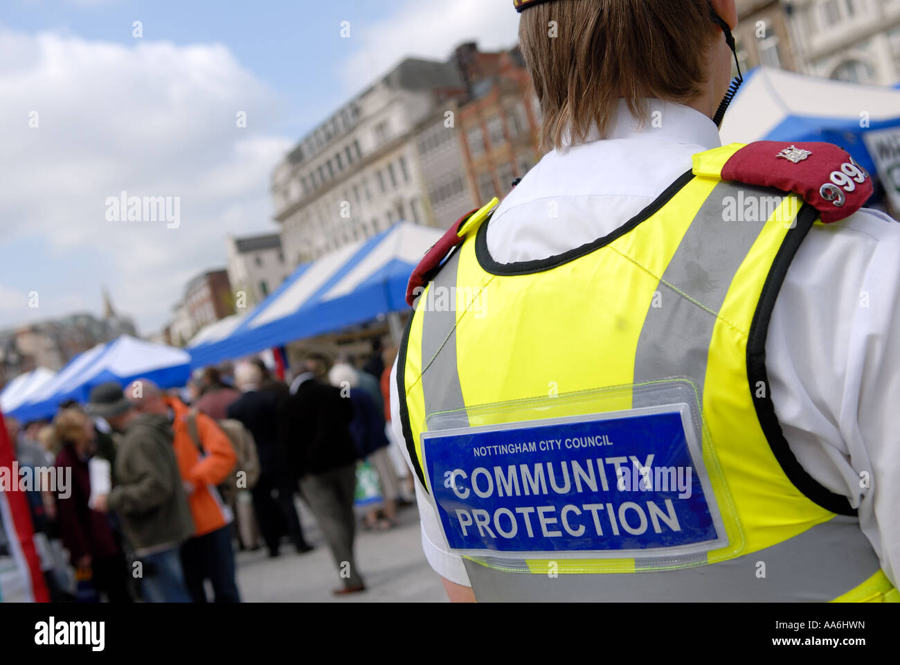 Community protection officer. Stock Photo