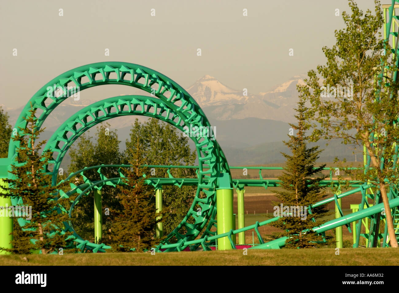 Green roller coaster hires stock photography and images Alamy