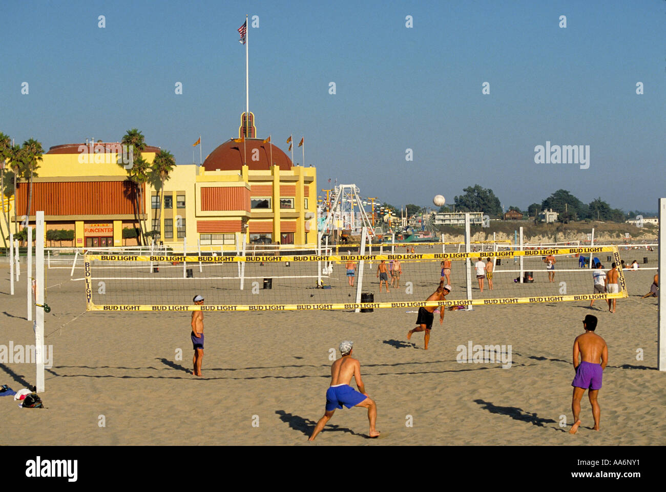 Volleyball santa cruz beach usa hi res stock photography and