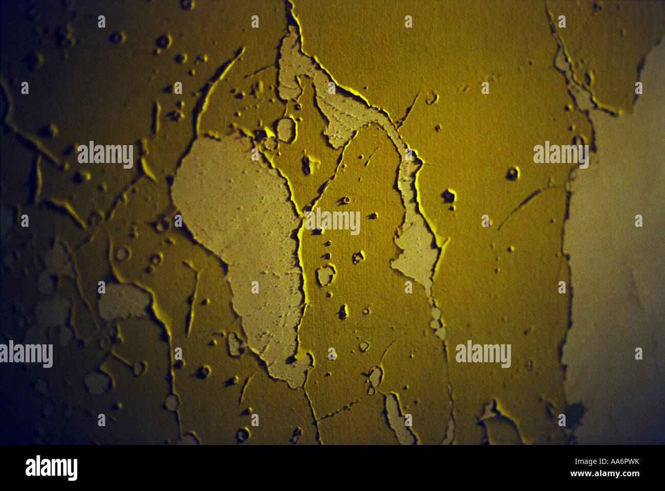 peeling paint on a basement wall Stock Photo Alamy