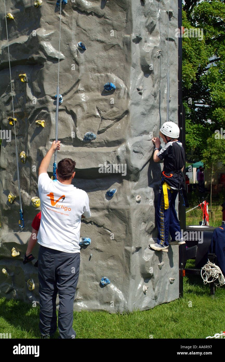 Plastic Rock Climbing frame for children Stock Photo Alamy