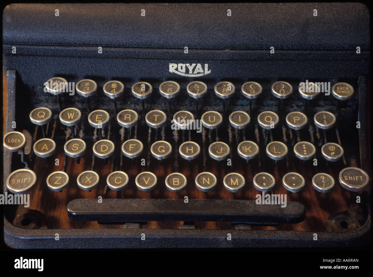old Royal typewriter Stock Photo