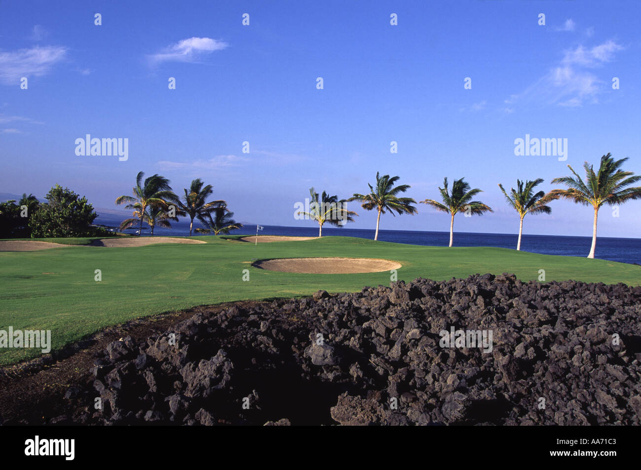 Waikoloa Golf Course Hawaii USA Stock Photo Alamy