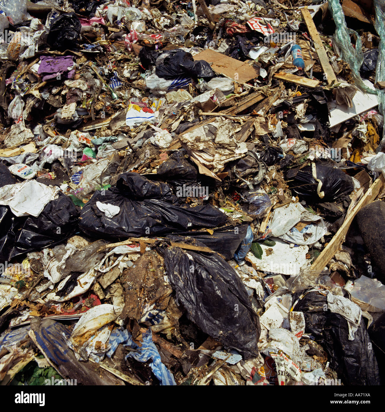 Thrown away pollution industry trash garbage recovery waste management