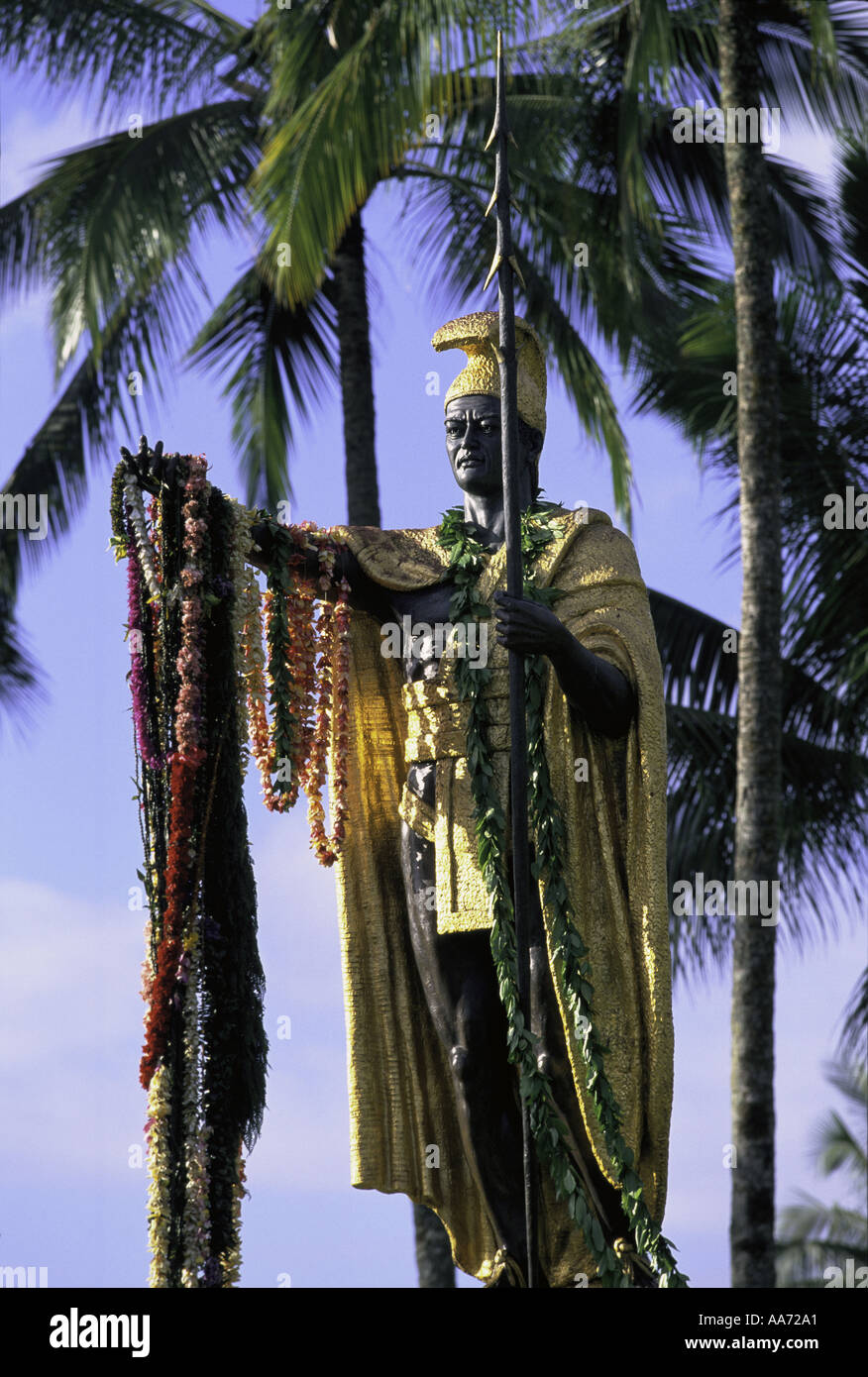 King Kamehameha Statue Hilo Island of Hawaii Hawaii USA Stock Photo Alamy