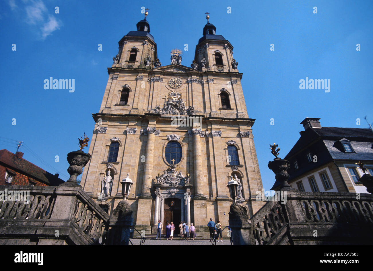 Germany Bavaria Frankonia the pilgrimchurch of Goessweinstein distrist of Forchheim Stock Photo