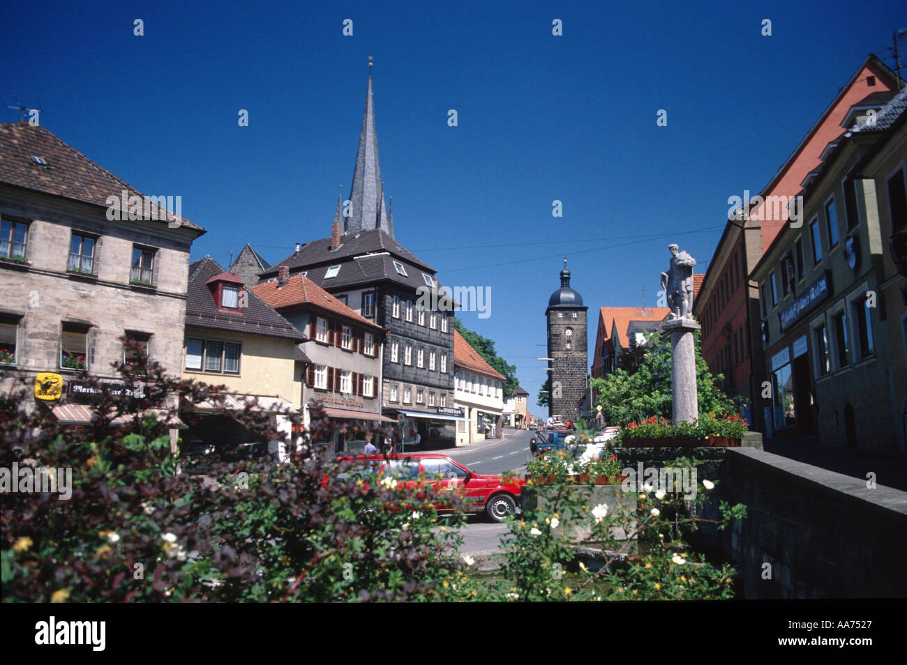 Germany Bavaria Frankonia city of Lichtenfels Stock Photo