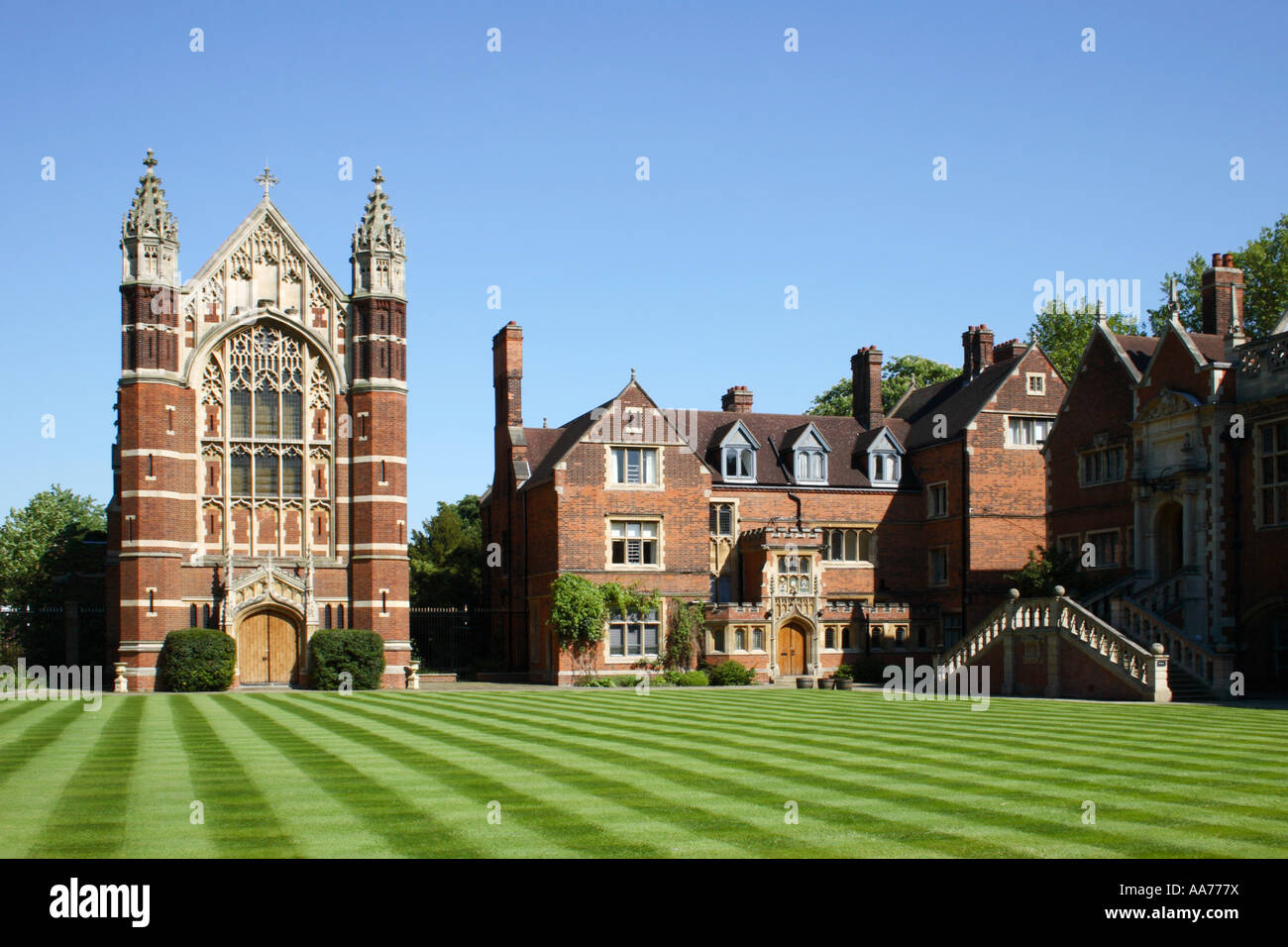 Selwyn College Cambridge, England. Stock Photo