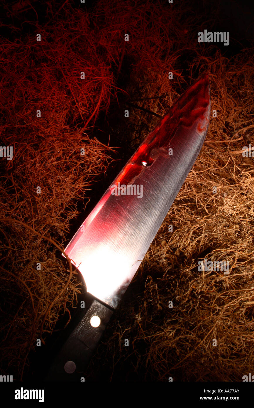 Crime Scene Knife Stock Photos & Crime Scene Knife Stock Images Alamy