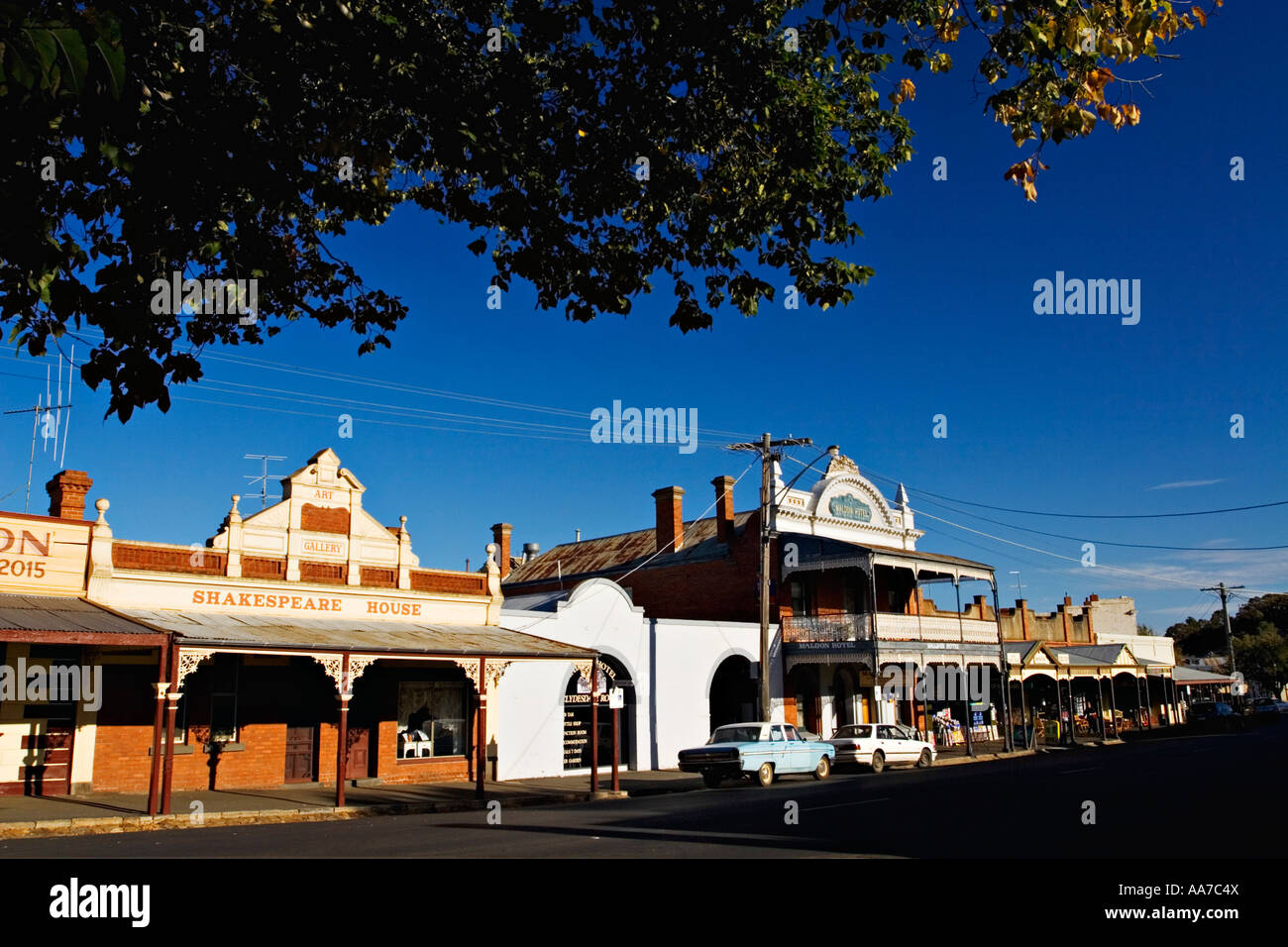 Australian Towns / The Country town of Maldon in Victoria Australia