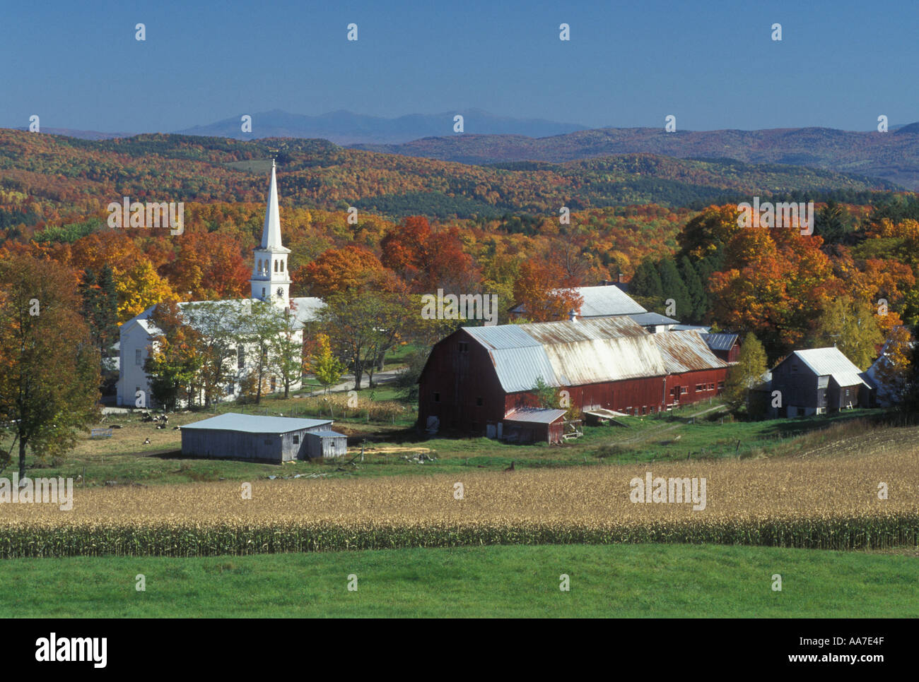 Autumn in village of peacham hires stock photography and images Alamy