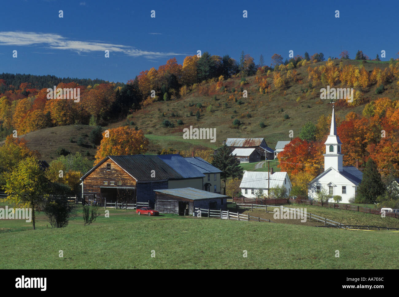 AJ5481, East Corinth, VT, Vermont Stock Photo Alamy