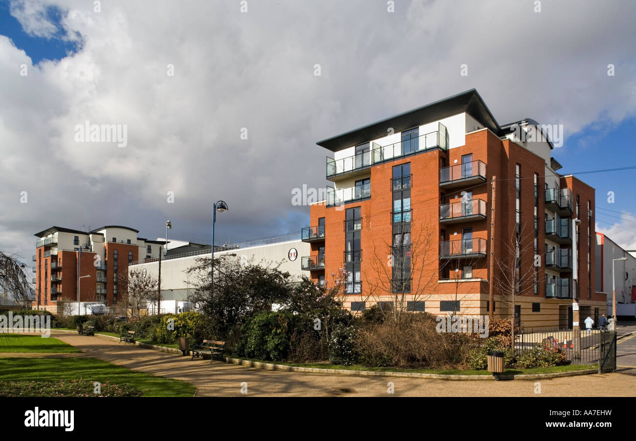 The Quadrant Apartments at Leyton Orient Football Ground Stock Photo