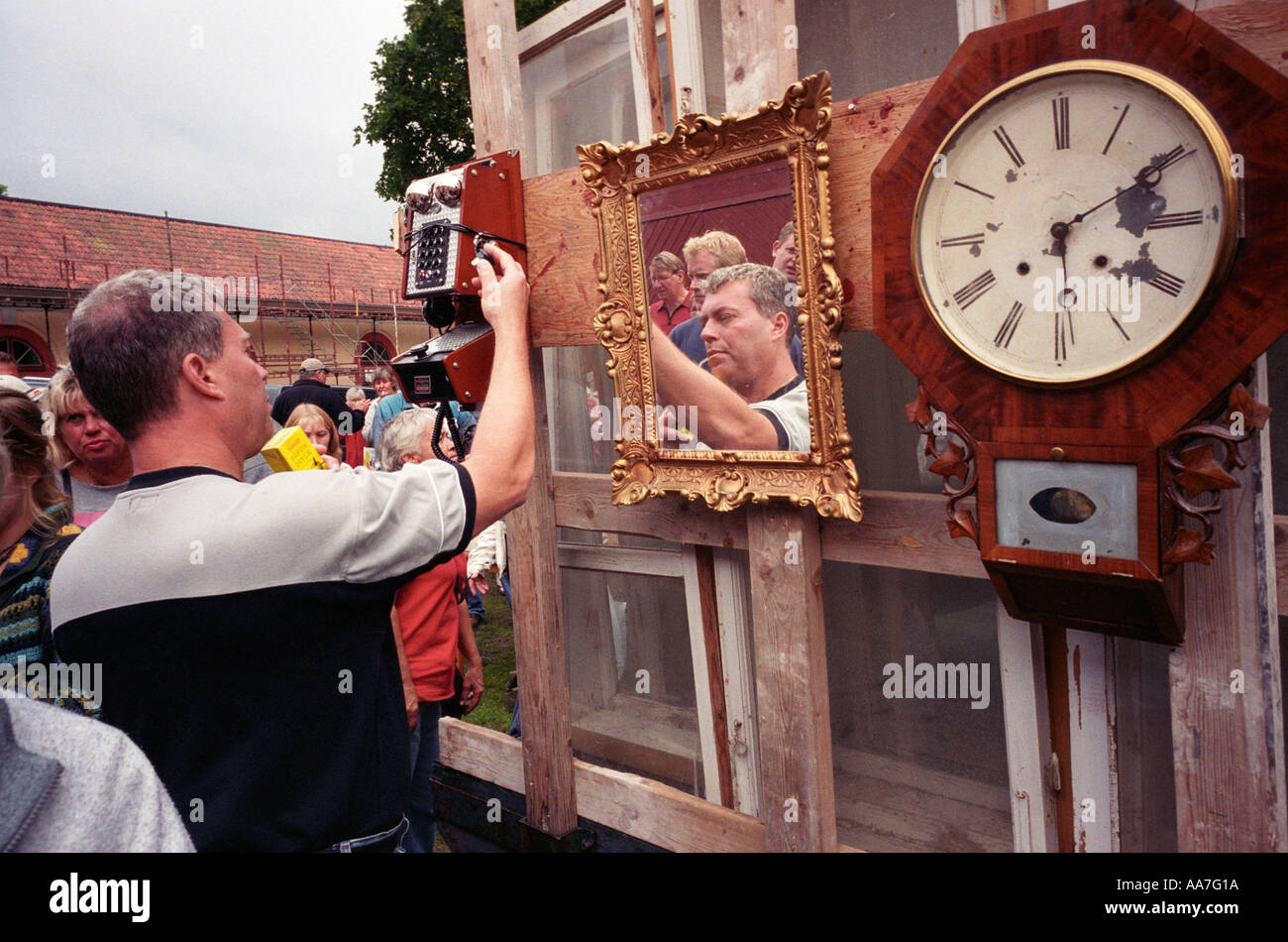 Summer outdoor country auction Stock Photo Alamy