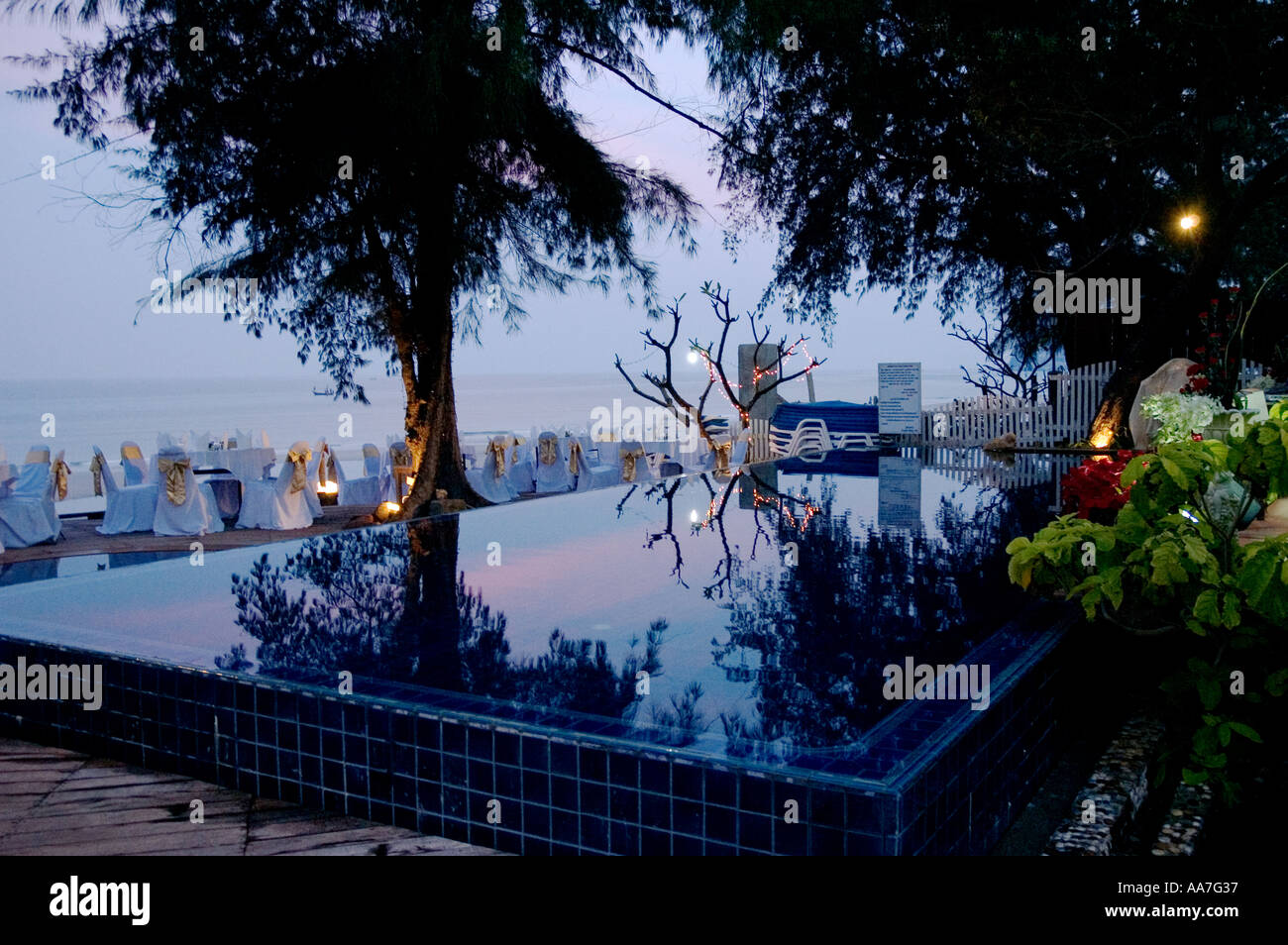 Christmas dinner in Hua Hin Stock Photo Alamy