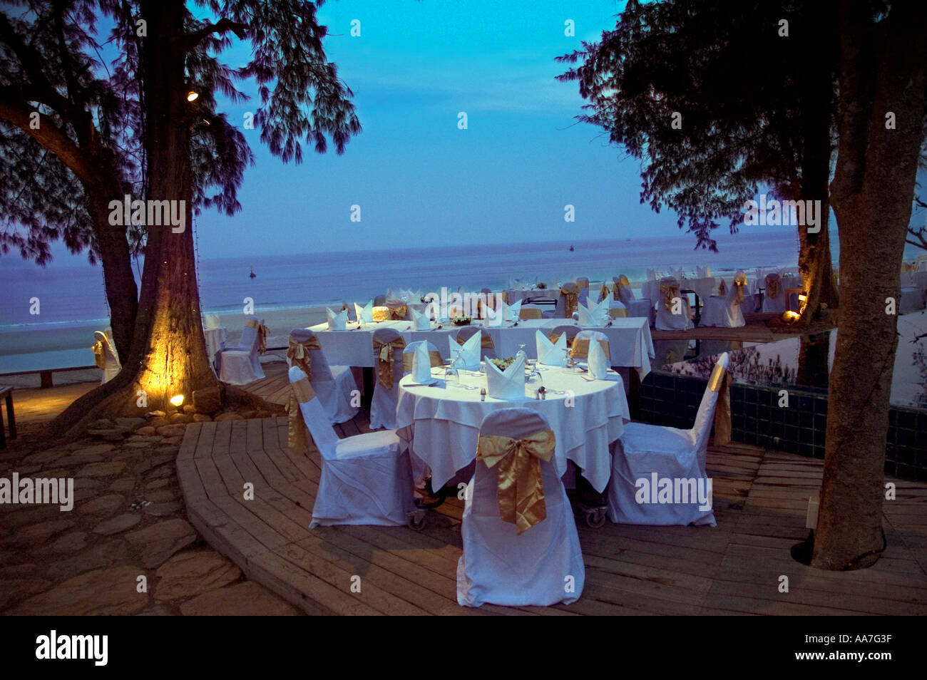 Christmas dinner in Hua Hin Stock Photo Alamy