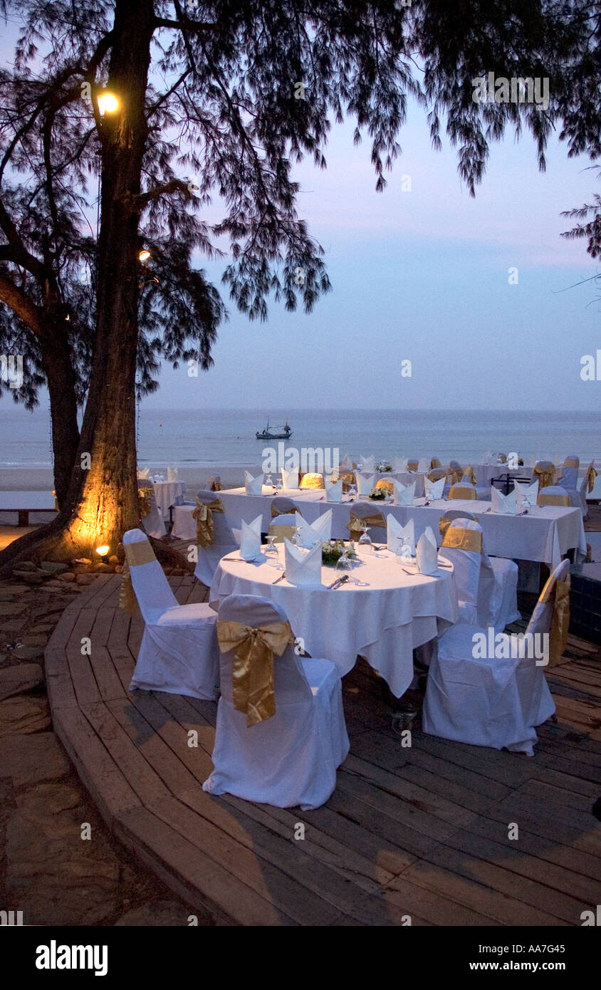 Christmas dinner in Hua Hin Stock Photo Alamy