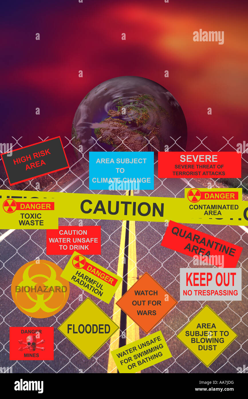 Earth in jeopardy Stock Photo Alamy