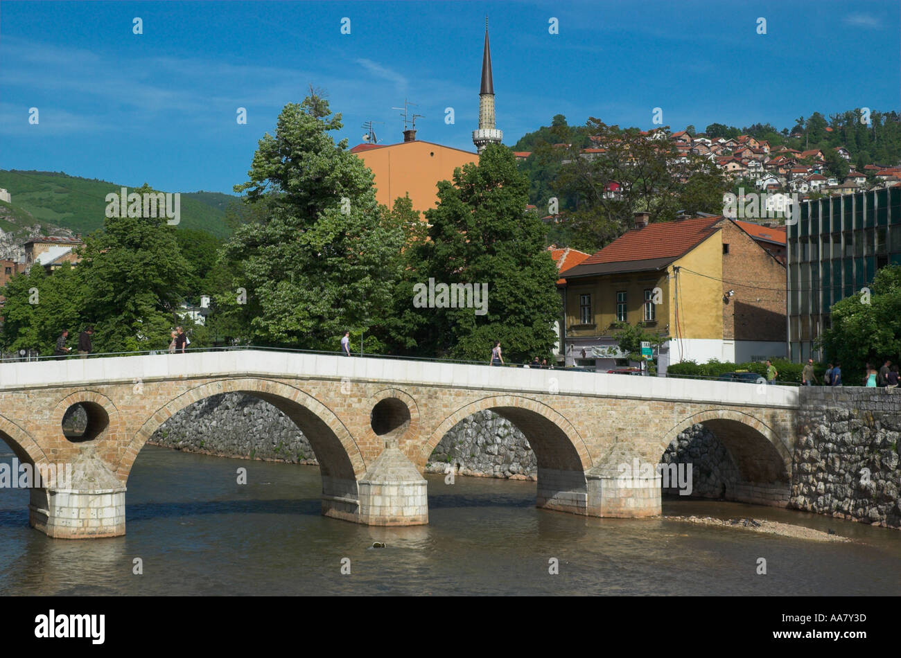 Bosnia Sarajevo Latin Bridge Where Austrian Archduke Franz Ferdinand Bosnia Sarajevo Latin Bridge Where Austrian Archduke Franz Ferdinand