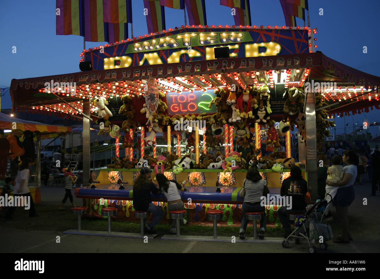 Carnival game win stuffed animals hires stock photography and images