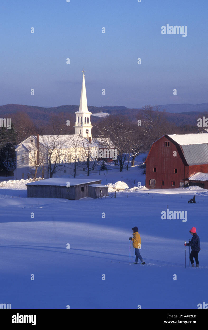 Cross country ski vermont hires stock photography and images Alamy