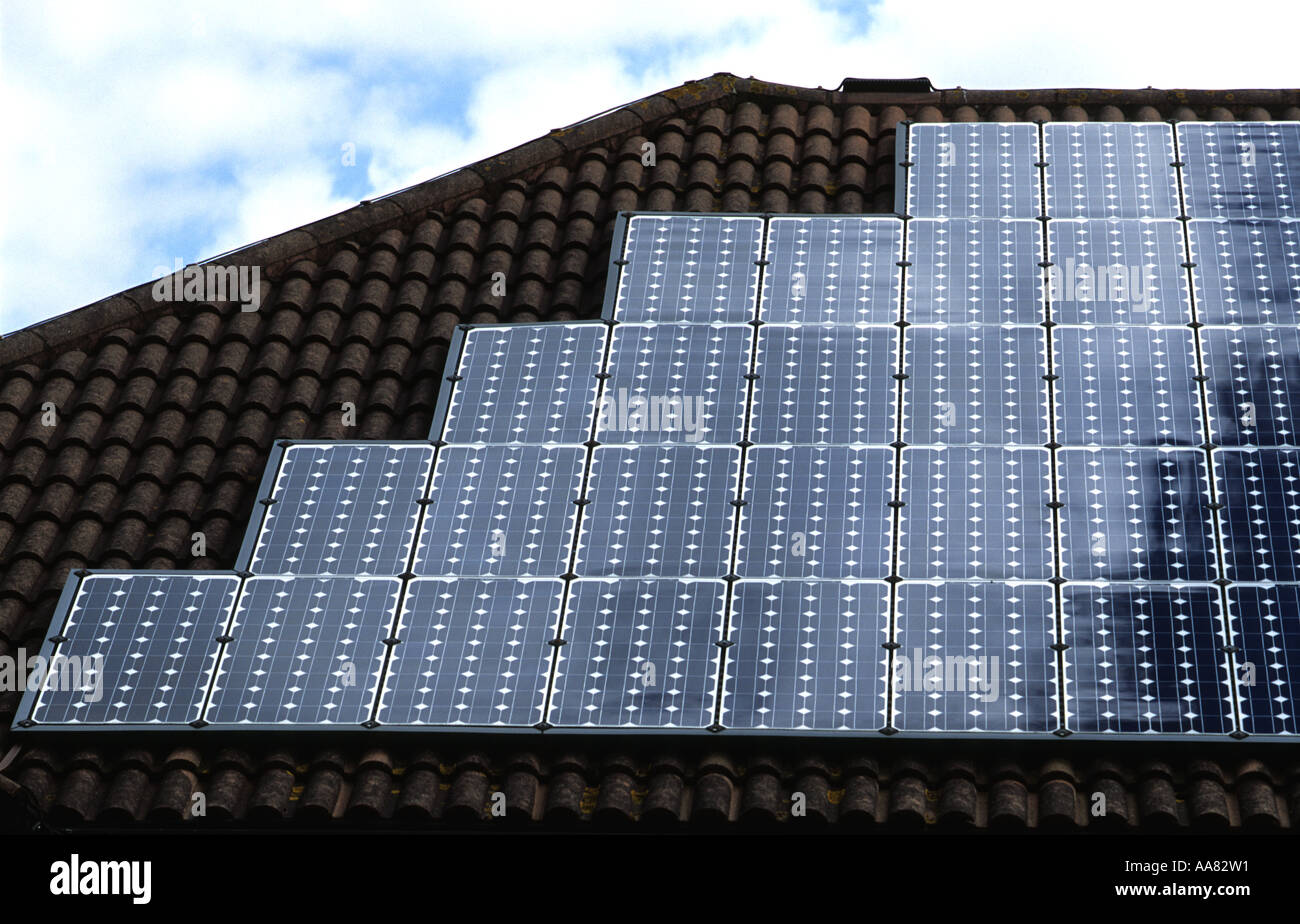 Photovoltaic panels producing solar energy to an 'extra care' sheltered
