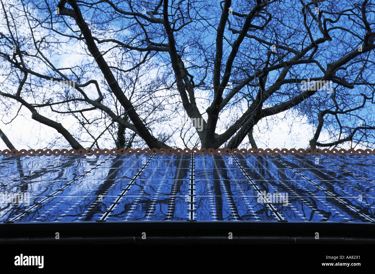 Photovoltaic panels producing solar energy to an health care centre