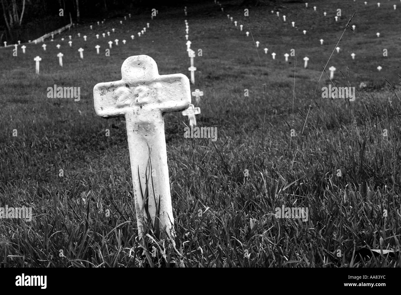 Anonymous burial place Black and White Stock Photos & Images Alamy