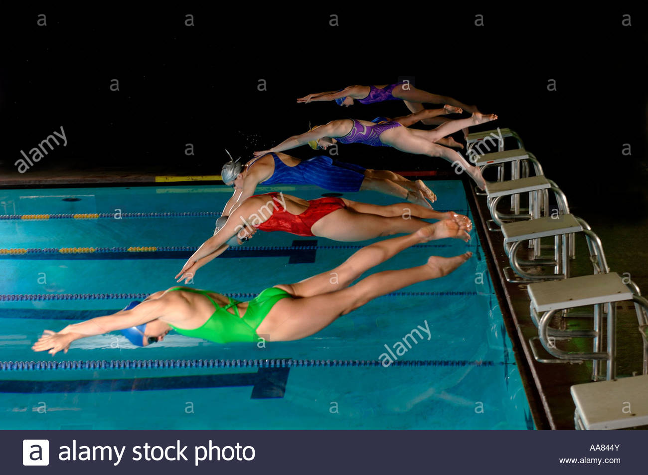 Swim Race Start Pool Stock Photos & Swim Race Start Pool Stock Images Alamy