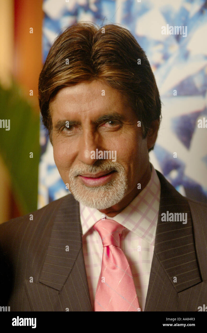 Amitabh Bachchan Indian Bollywood Hindi Film Star Actor Stock Photo
