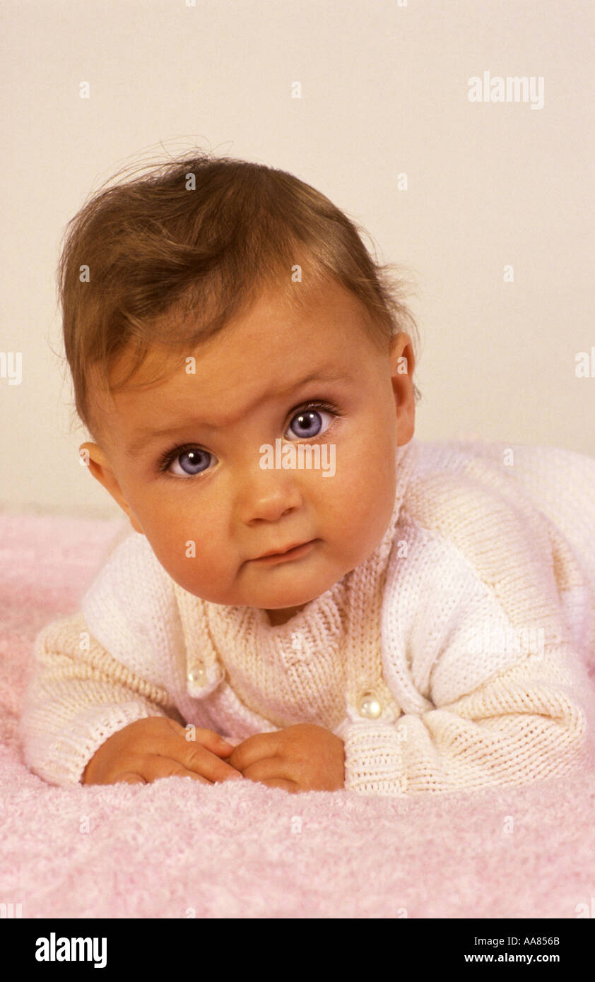 8 Month Baby Girl With Big Blue Eyes Looking Intently At The Camera Fully Released Stock Photo Alamy 8 Month Baby Girl With Big Blue Eyes Looking Intently At The Camera Fully Released Stock Photo Alamy
